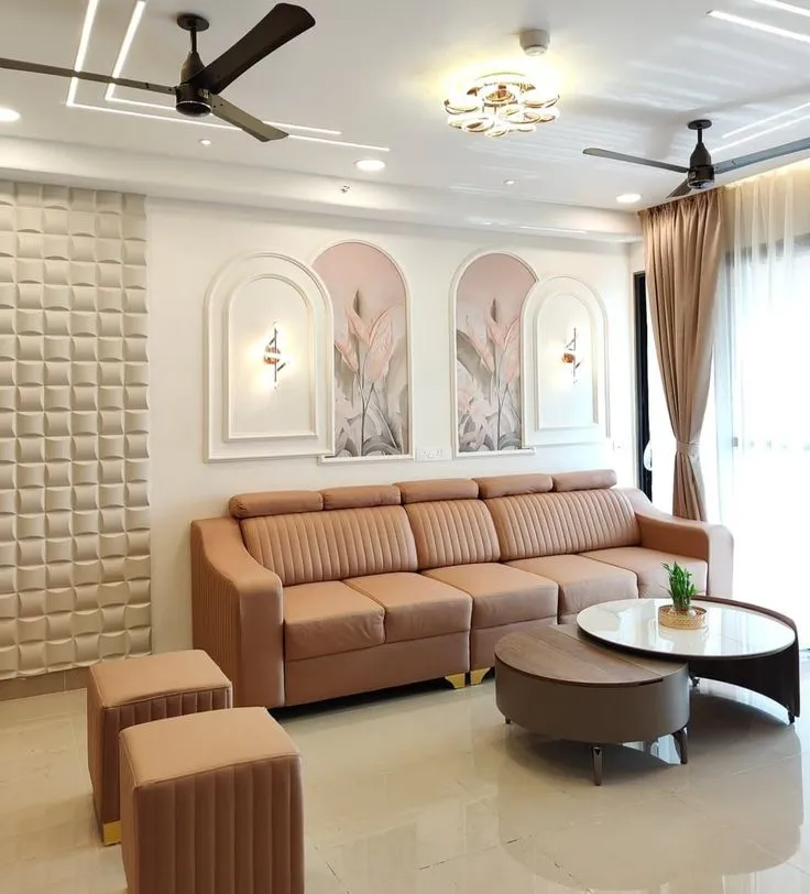 Warm premium interior by Dream Home Studio Amravati — Indian home design